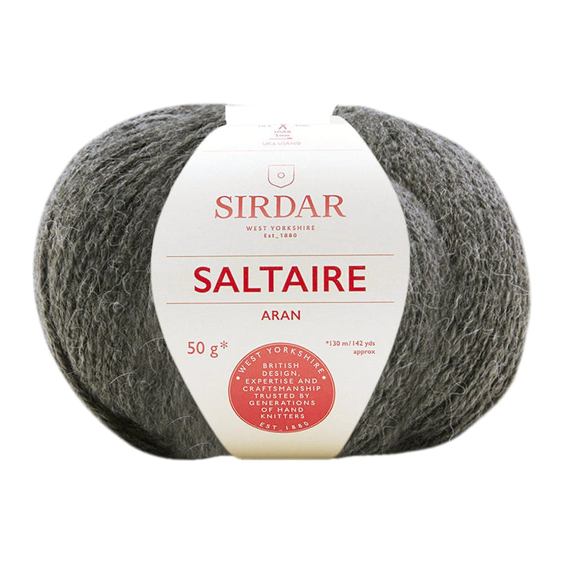 Light Gray Sirdar Yarn Saltaire - 55% Acrylic 25% Nylon 20% Alpaca - 50g - Otter Knitting and Crochet Yarn