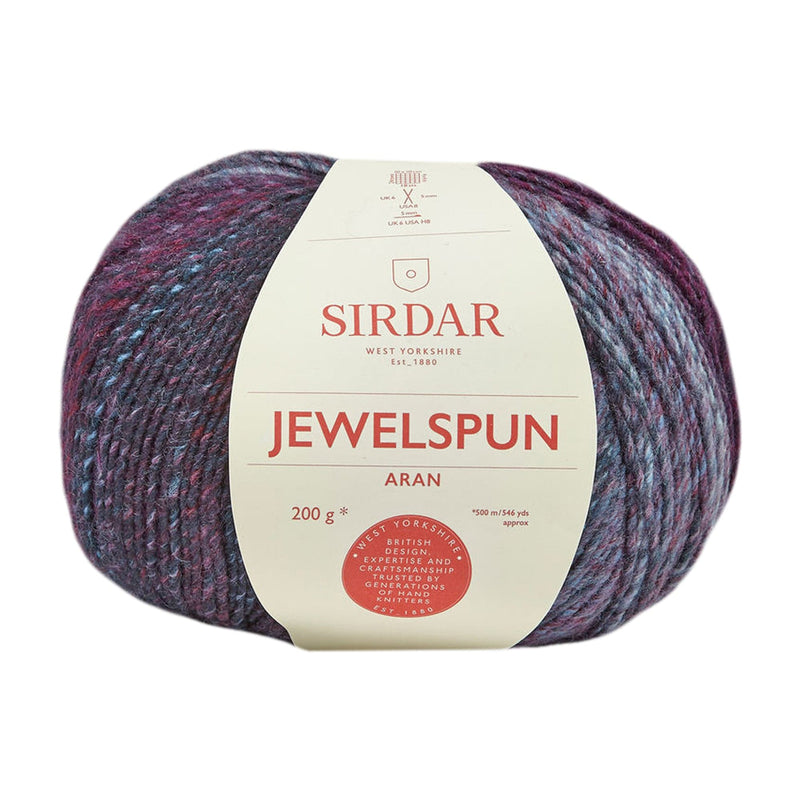 Dark Slate Gray Sirdar Yarn Jewelspun - 100% Acrylic - 200g - Nordic Noir Knitting and Crochet Yarn
