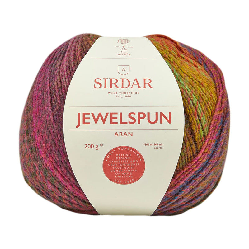 Light Gray Sirdar Yarn Jewelspun - 100% Acrylic - 200g - Setting Sun Knitting and Crochet Yarn