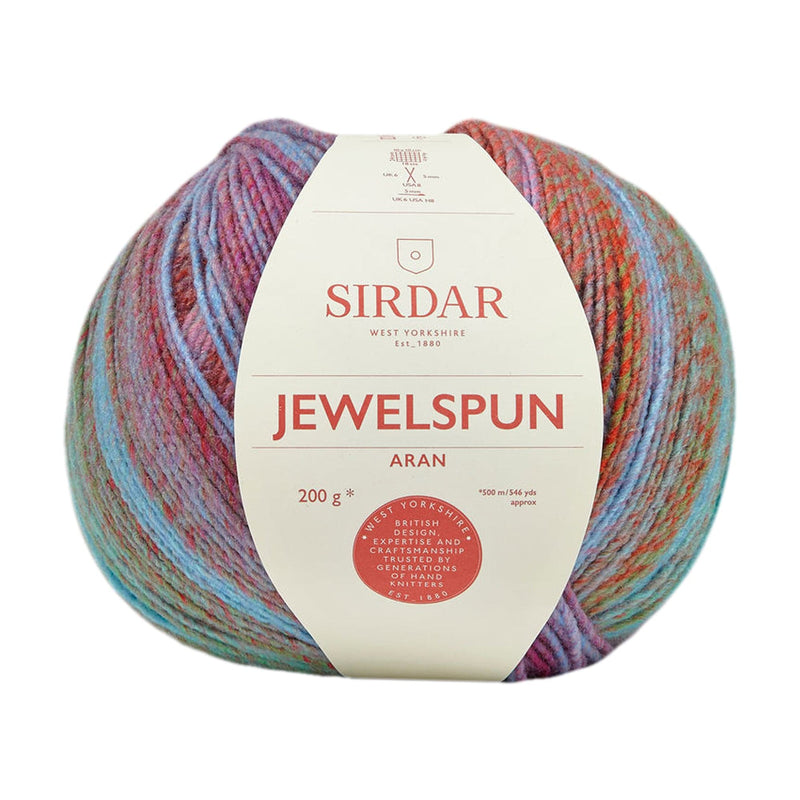 Light Gray Sirdar Yarn Jewelspun - 100% Acrylic - 200g - Glacier Knitting and Crochet Yarn