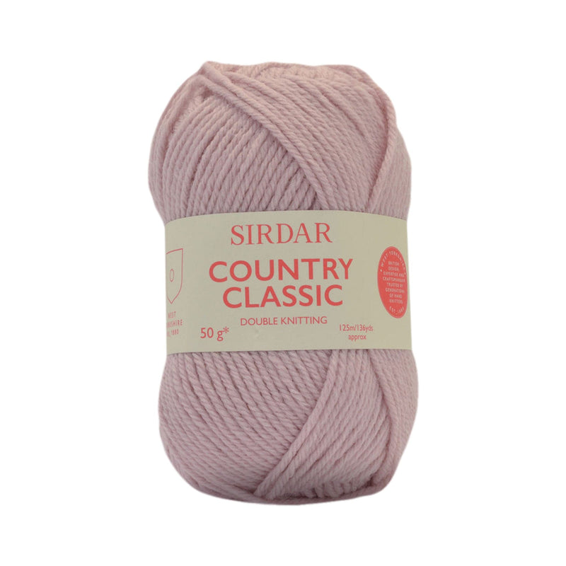 Rosy Brown Sirdar Yarn Country Classic 50% Wool 50% Acrylic-Rose Pink 50g Knitting and Crochet Yarn