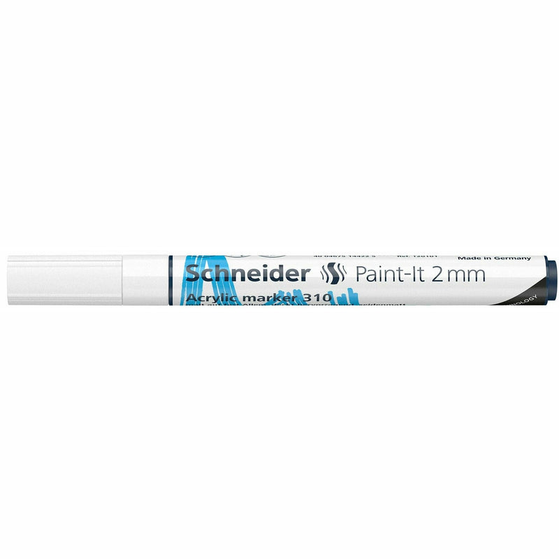 Dark Slate Blue Schneider Acrylic Paint Marker Paint-It 310 2mm White Pens and Markers