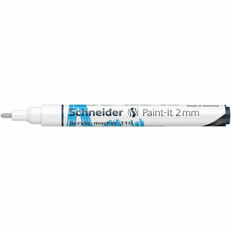 Dark Slate Blue Schneider Acrylic Paint Marker Paint-It 310 2mm White Pens and Markers