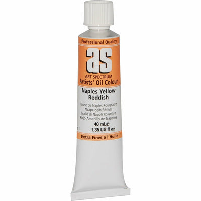 Dark Salmon Art Spectrum Oil Paint 40mL Naples Yellow Reddish S1 Oil Paints