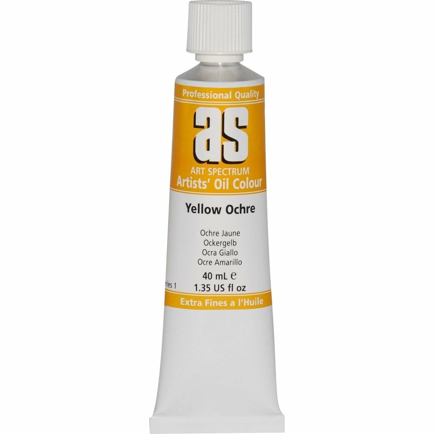 Dark Goldenrod Art Spectrum Oil Paint 40mL Yellow Ochre  S1 Oil Paints