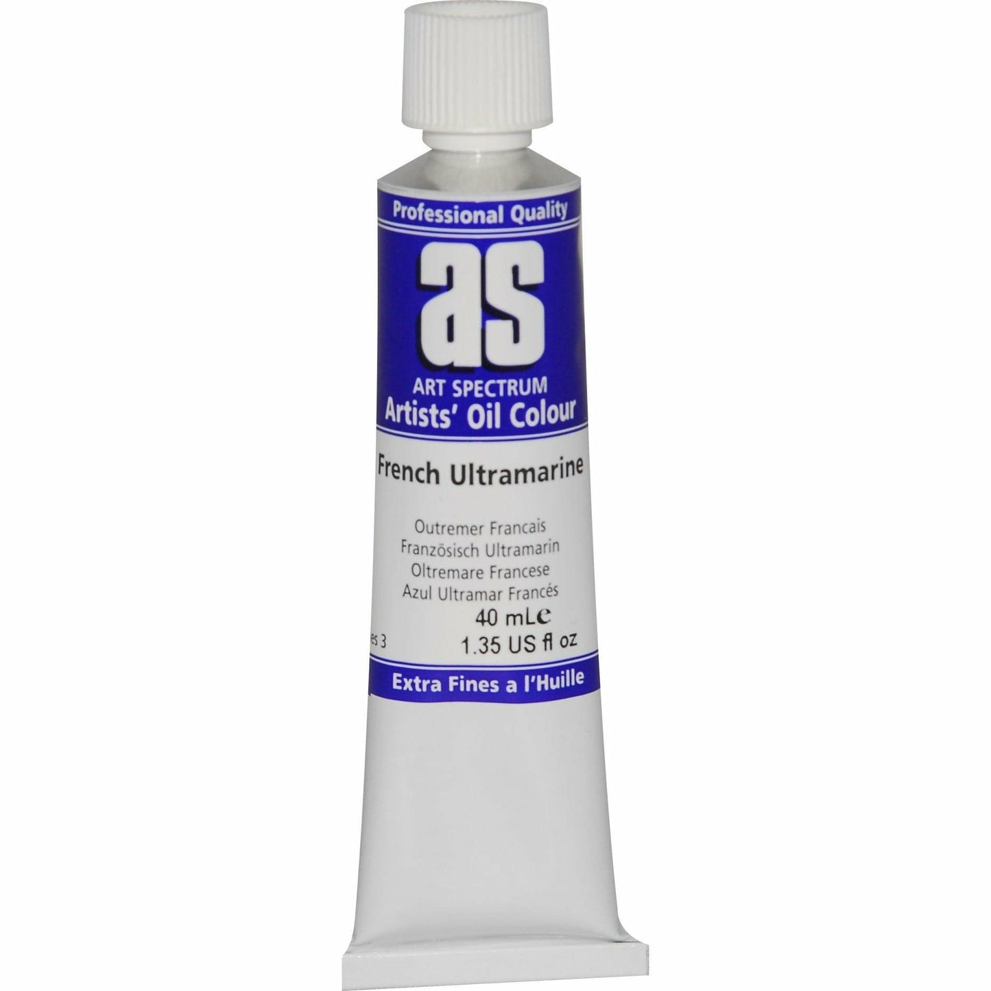 Midnight Blue Art Spectrum Oil Paint 40mL French Ultramarine  S3 Oil Paints