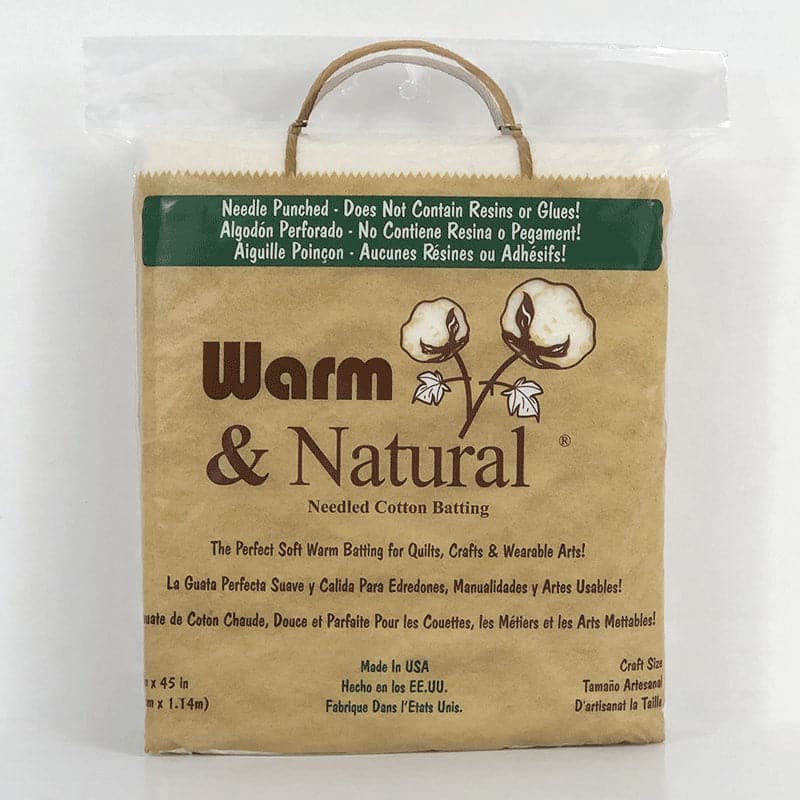 Light Gray The Warm Company - Warm & Natural Needled Cotton Batting Craft 34"X45" -Price is per Roll. Sold by the Roll. Batting Interfacing Stabilisers and Wadding