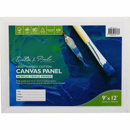 Midnight Blue 9 x 12 Inches Eraldo di Paolo Canvas Panel Canvas Panels