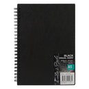 Black Eraldo di Paolo A5 Visual Diary 120gsm Black 40 Sheets Visual Diary