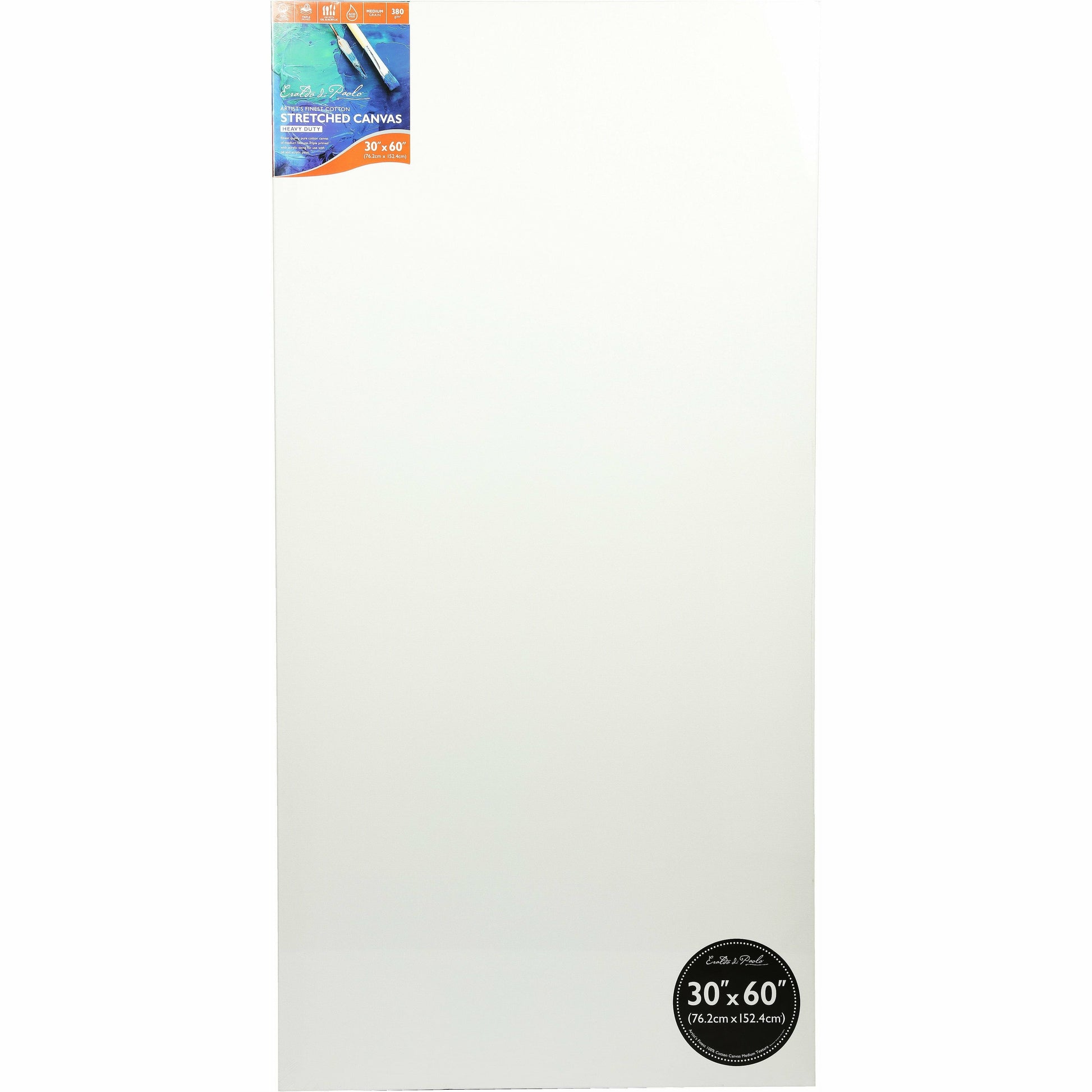 White Smoke 30 x 60 inches Eraldo di Paolo Gallery Wrapped Stretched Canvas Gallery Wrapped Stretched Canvas