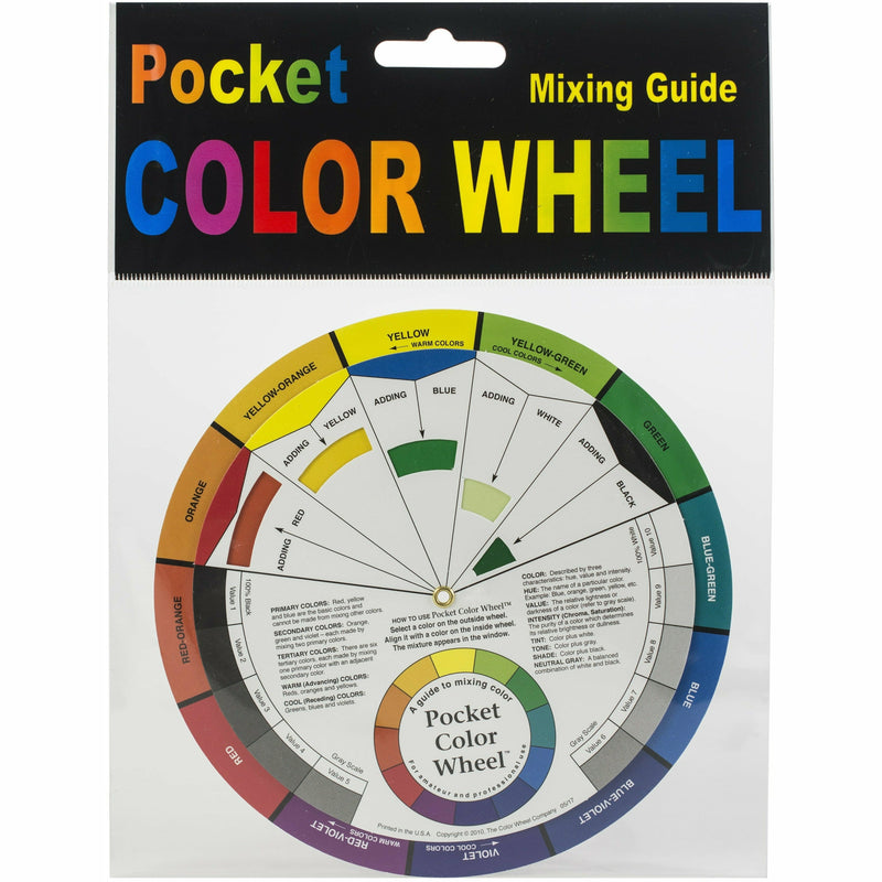 Light Gray Artists Colour Wheel Mini Art Accessories