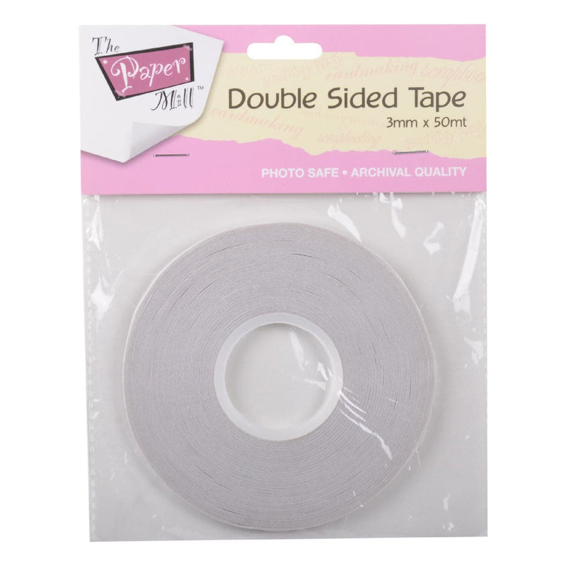 Gray The Paper Mill Double Sided Tape 3mm X 50m Tapes