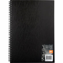 Black Eraldo di Paolo A4 Visual Diary 110gsm 60 White Sheets Visual Diary