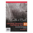 Dark Slate Gray Eraldo di Paolo A4 Genuine Drawing Cartridge Pad 110gsm 50 Sheets Drawing Pads
