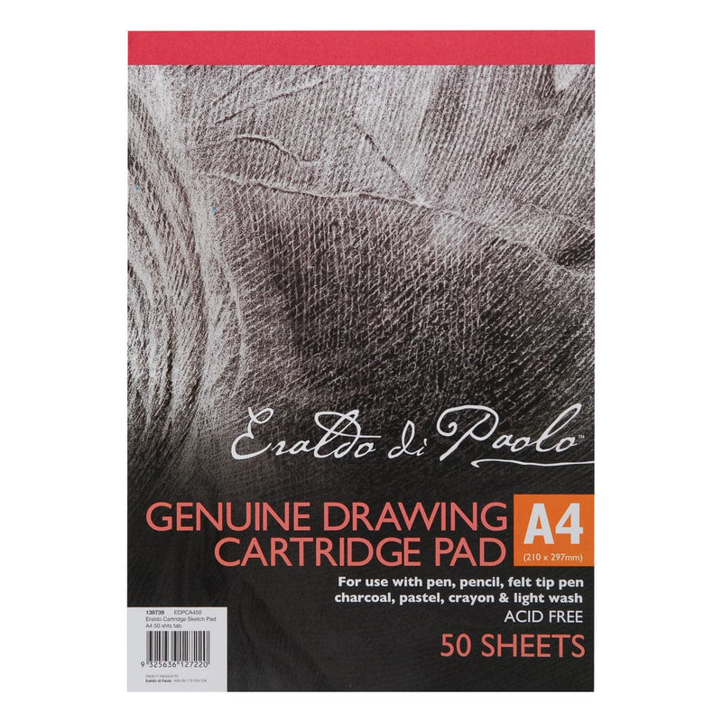 Dark Slate Gray Eraldo Di Paolo A4 Genuine Drawing Cartridge Pad 110gsm 50 Sheets Pads