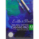 Dark Slate Blue Eraldo di Paolo Canvas Pad 250gsm A3 10 Sheets Canvas Pad
