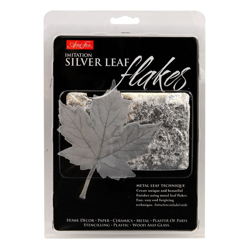 Dim Gray Artist First Choice Silver Leaf Flakes Composition Metal Leafing