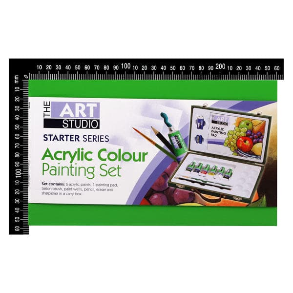 Forest Green The Art Studio Acrylic Colour Painting Set Starter Series Acrylic Paints