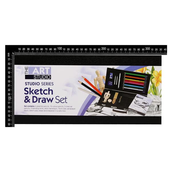 Lavender The Art Studio Sketch & Draw Set Studio Series Pencils