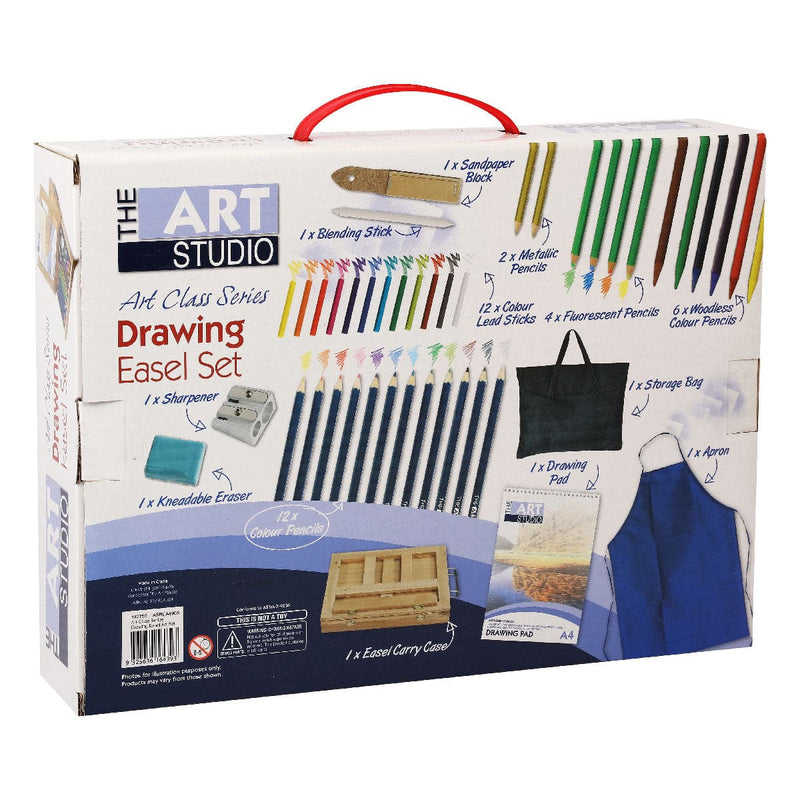 Antique White The Art Studio Art Class Series Drawing Easel Set Drawing and Sketching Sets