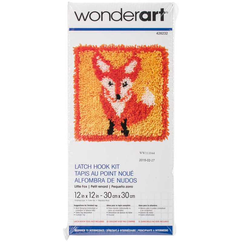 Sandy Brown Wonderart Latch Hook Kit 30x30cm  

Little Fox Needlework Kits