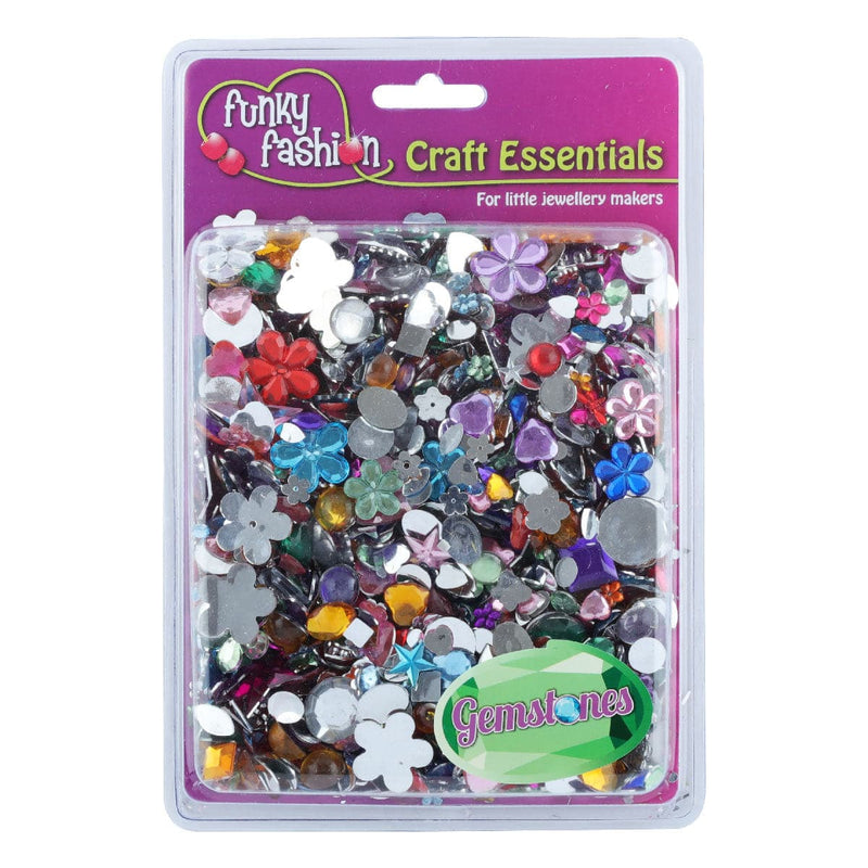 Slate Gray Funky Fashion Assorted Gemstones 340gm Beads