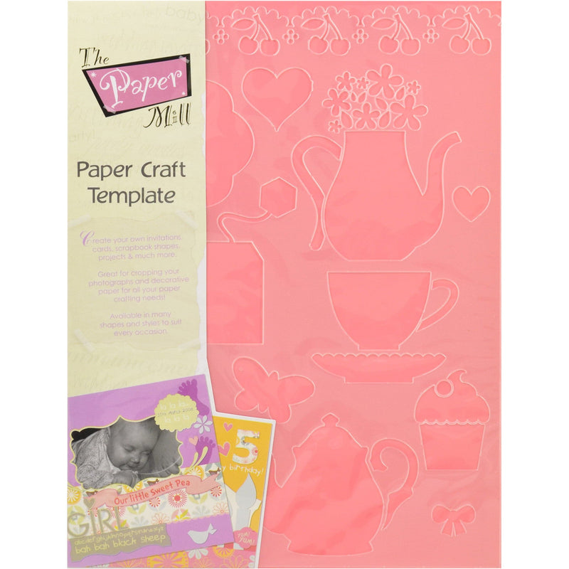 Light Salmon The Paper Mill Paper Craft Template Sweet Things Stencils And Templates