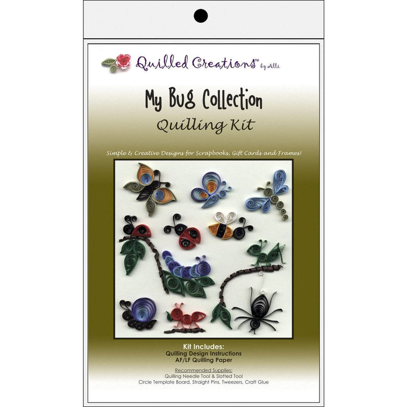 Dark Khaki Quilled Creations Quilling Kit - My Bug Collection Quilling