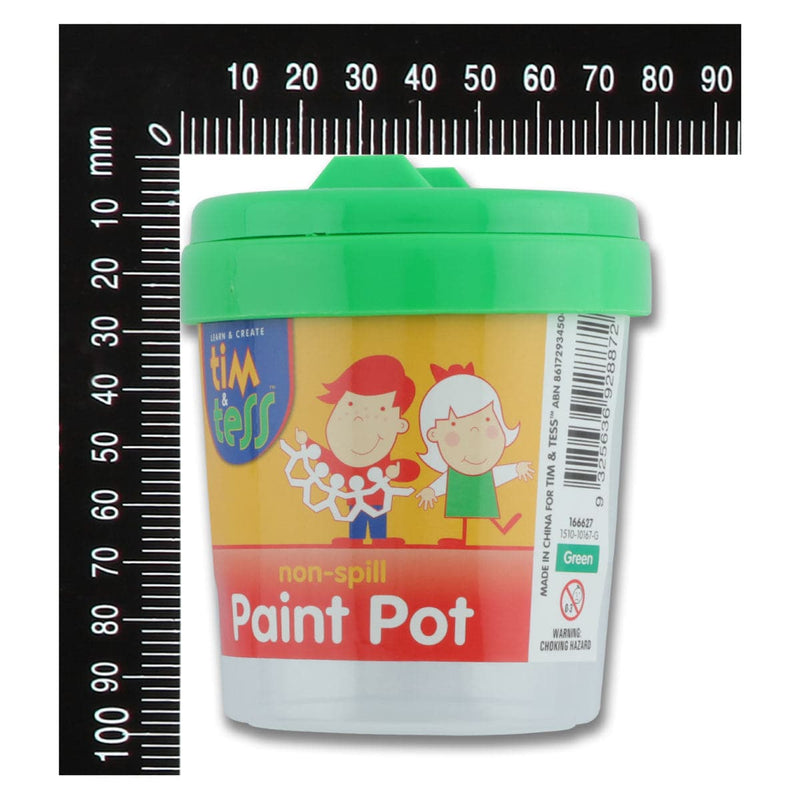 Medium Sea Green Tim & Tess Non Spill Paint Pot Green Kids Painting Acccessories