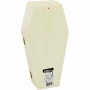 Light Gray Art Star Halloween Large Coffin Box 30cm Halloween