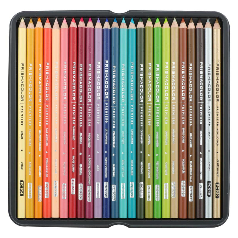Medium Aquamarine Prismacolour Premier Pencils Assorted Colours 132 Set Pencils