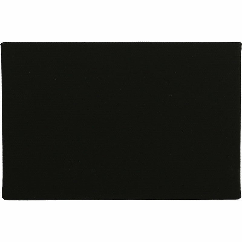 Black The Art Studio 4 x 6 Inch Black Canvas Panel 10.16 x 15.24cm Canvas and Painting Surfaces
