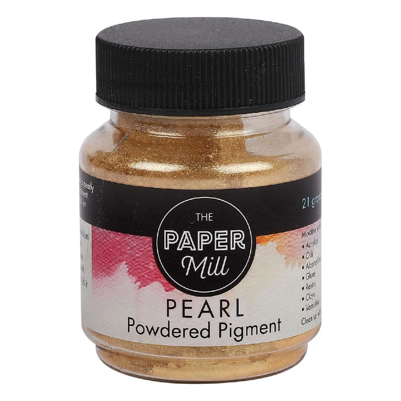 Sienna The Paper Mill Pearl Powdered Pigment Brilliant Gold 21g Pigments