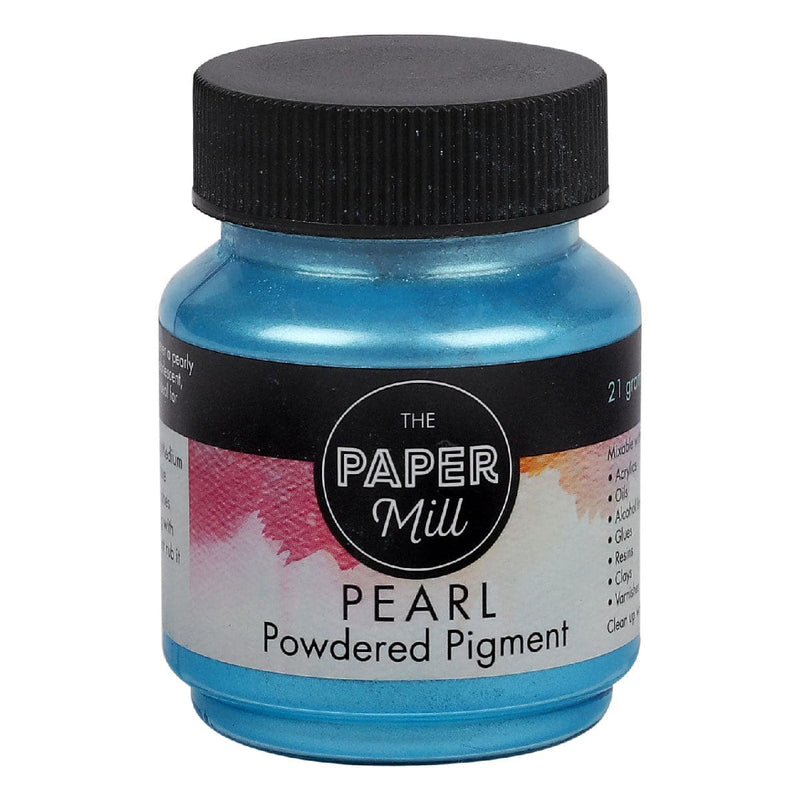 Black The Paper Mill Pearl Powdered Pigment Sky Blue 21g Pigments