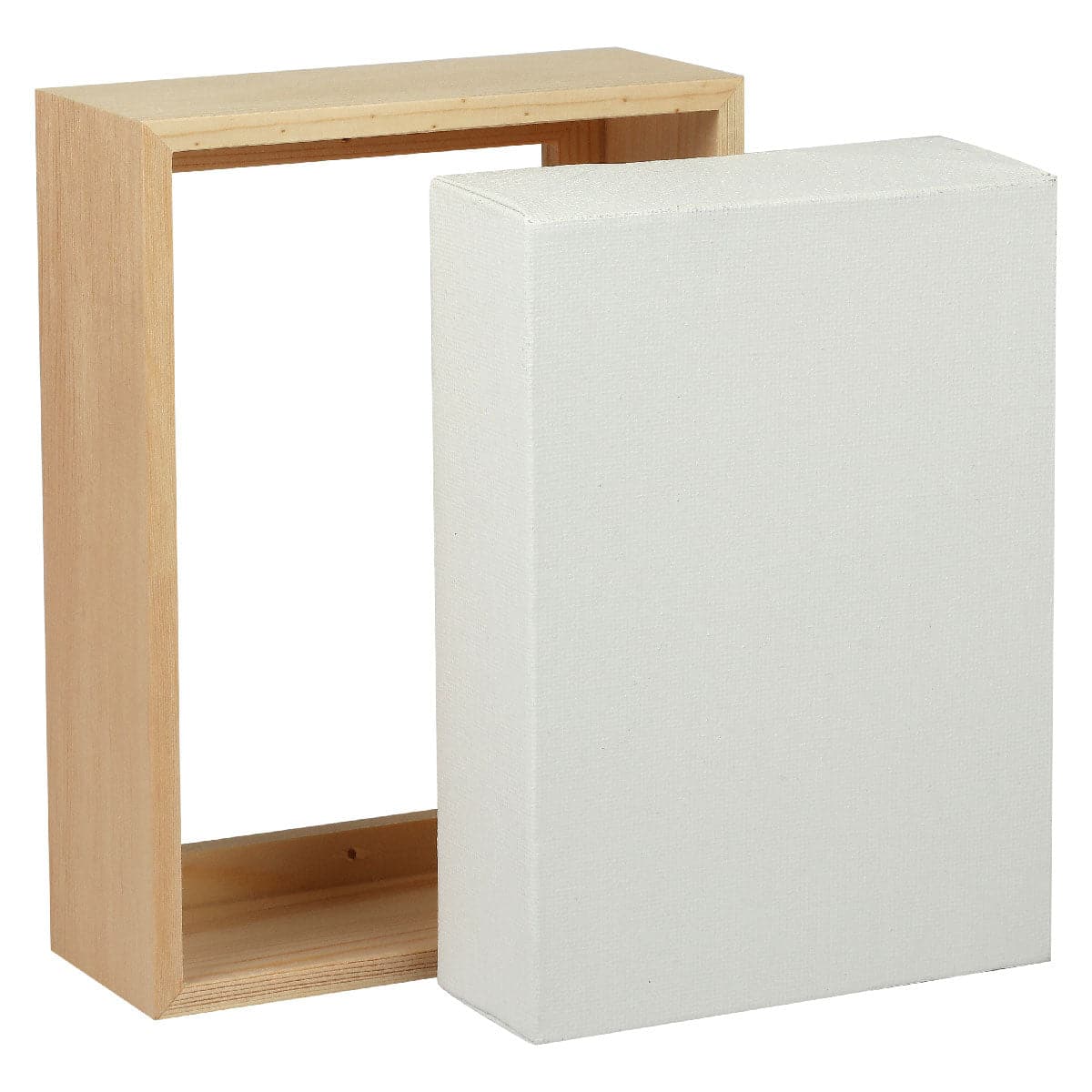 Light Gray 5 x 7 inches Eraldo di Paolo Stretched Canvas with Wood Frame Canvas and Painting Surfaces