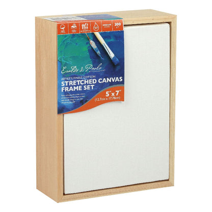 Beige 5 x 7 inches Eraldo di Paolo Stretched Canvas with Wood Frame Canvas and Painting Surfaces