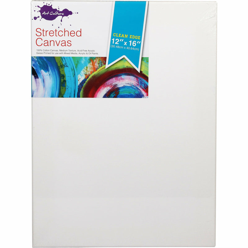 Lavender Art Culture Thin 16mm Bar Stretched Canvas 12 x 16 Inches 1 Pack Canvas and Painting Surfaces