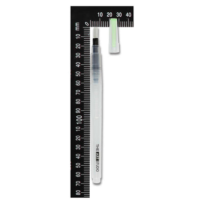 Light Gray The Art Studio Aqua Flat Brush Brush 12mm Paint Brushes