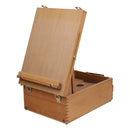 White The Art Studio All Media Art Case with Easel* Easels & Cases