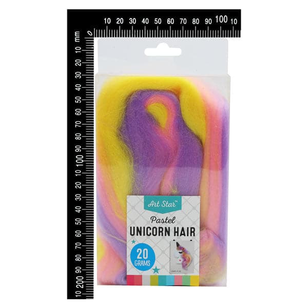 Dim Gray Art Star Unicorn Hair Pastel 20g Kids Craft Basics