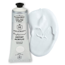Lavender Holcroft Professional Acrylic Impasto Paint S1 Titanium White 80ml Acrylic Paints