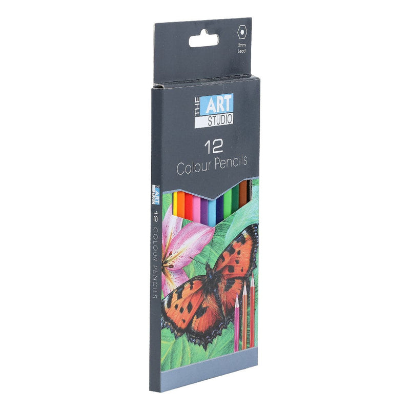 Dim Gray The Art Studio Coloured Pencils (12 Pack) Pencils