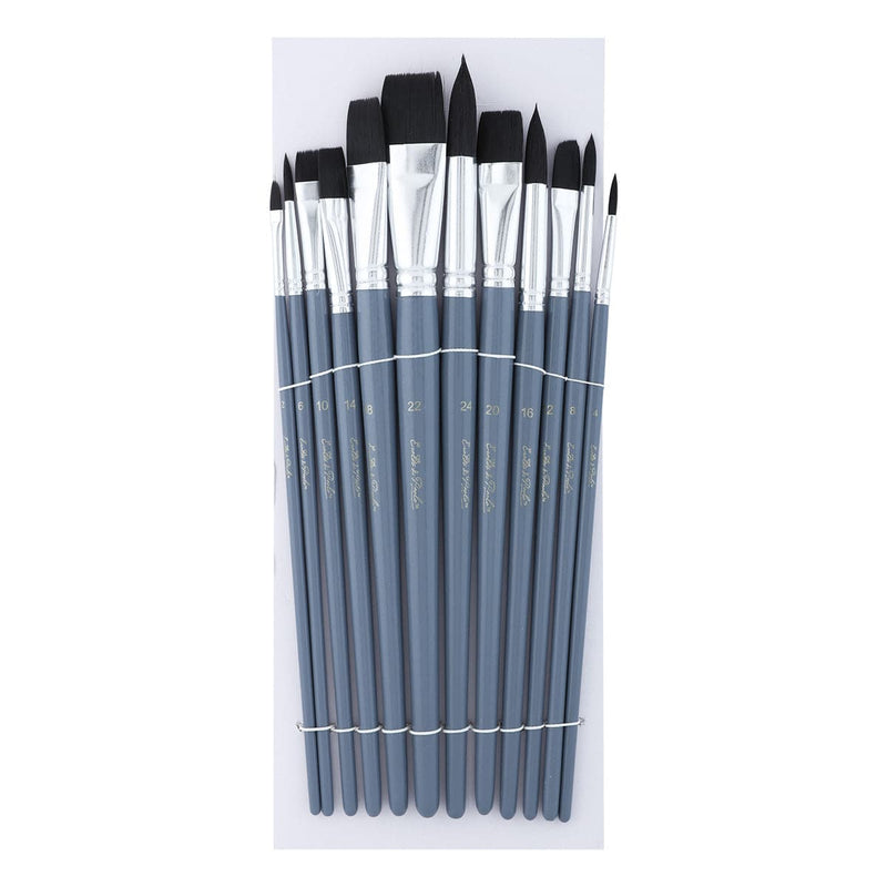 20Pcs 1 inch Flat Paint Brushes for Acrylic Painting,Big Paint Brushes  Watercolor Synthetic Paint Brush Bulk Wooden Painting Brush Oil Brush for  Kid