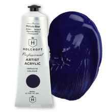 Midnight Blue Holcroft Professional Acrylic Impasto Paint Phthalo Blue S2 80ml Acrylic Paints