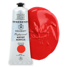 Firebrick Holcroft Professional Acrylic Impasto Paint Brilliant Red S2 80ml Acrylic Paints