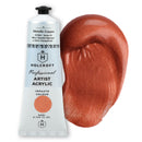 Brown Holcroft Professional Acrylic Impasto Paint Metallic Copper S4 80ml Acrylic Paints