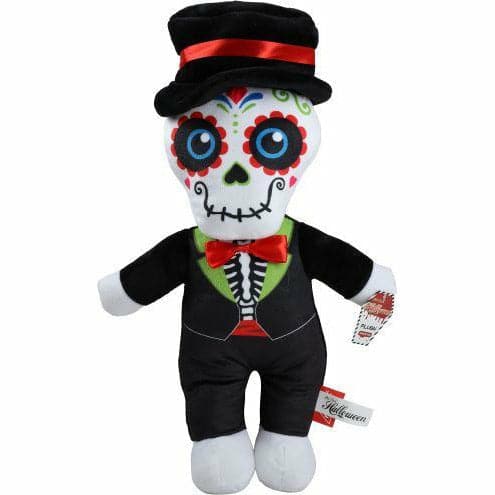 Black Atstar Sugar Skull Plush Asst Design 40cm Halloween