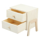 Bisque Urban Crafter 2 Drawer Free-standing Chest 18.5x12.5x17.5cm All Woodcraft