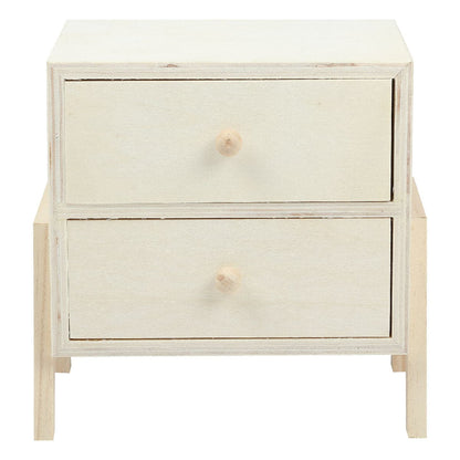 Light Gray Urban Crafter 2 Drawer Free-standing Chest 18.5x12.5x17.5cm All Woodcraft