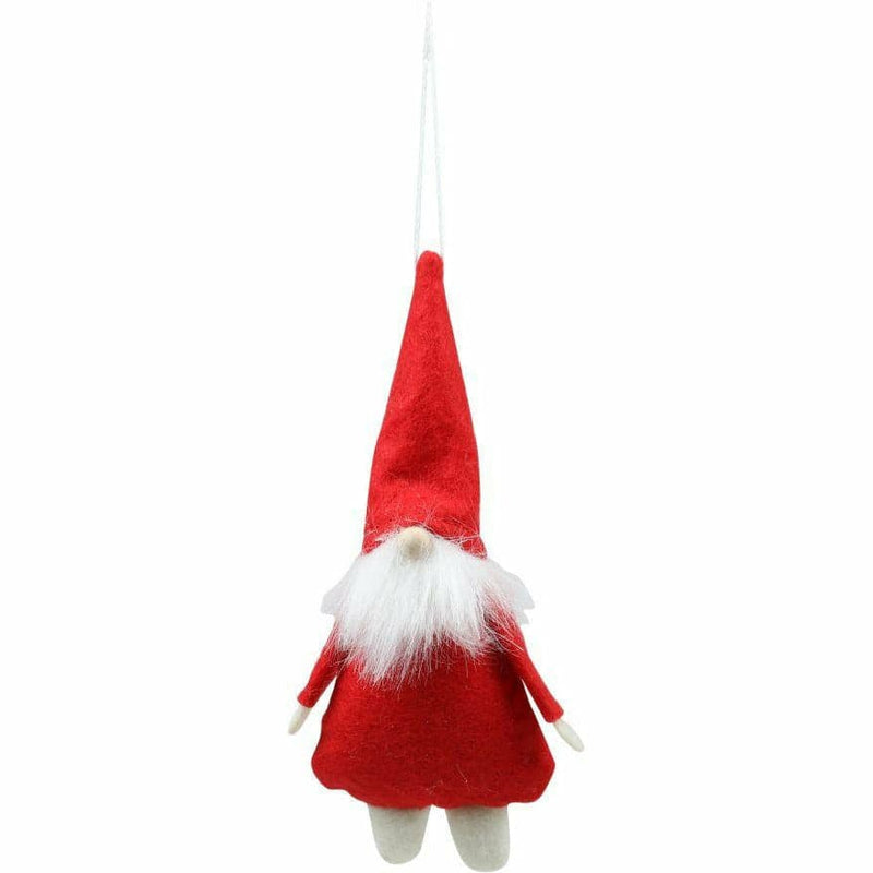 Firebrick Make A Merry Christmas Christmas Hanging Gnome Red Christmas